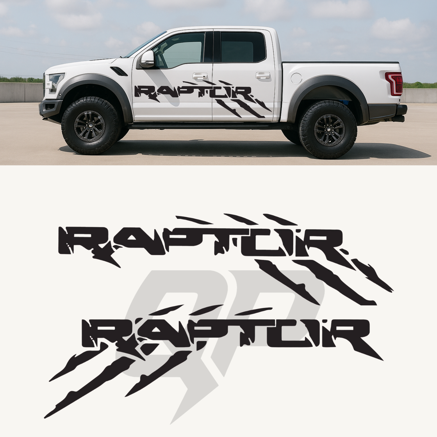 2017–2020 Ford Raptor Full Side Graphic Kit Set